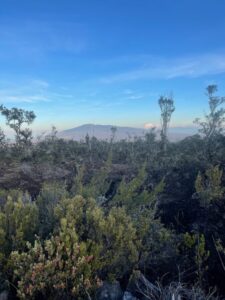 View of Hualalai from Mauna Loa